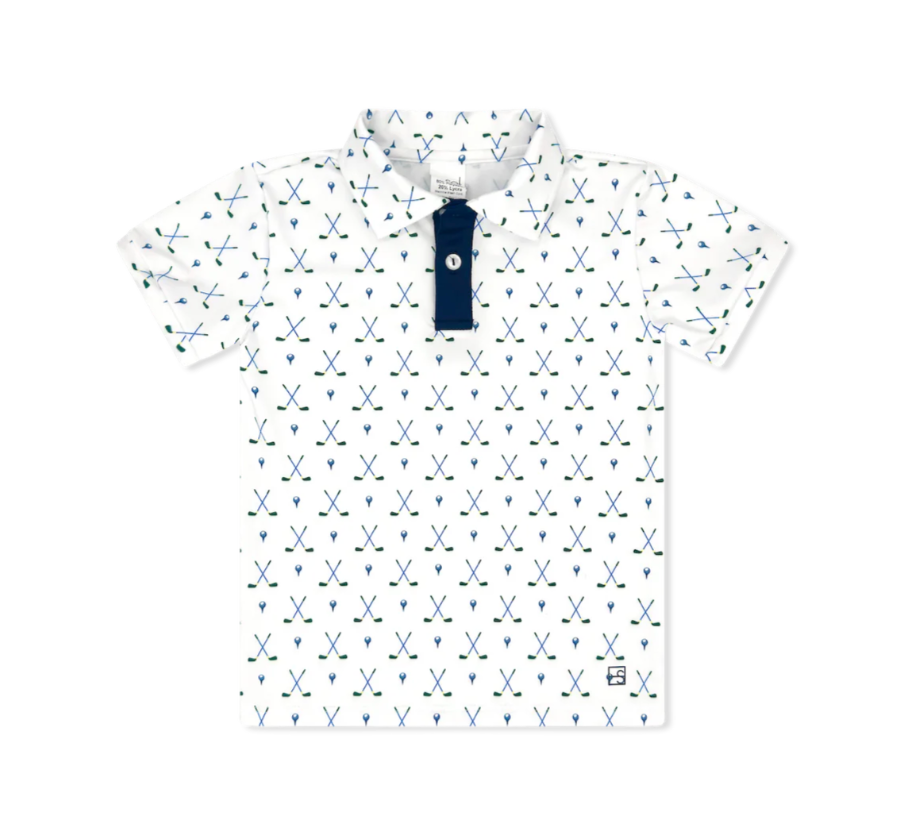 Parker Polo - Fairway Finder/Nantucket Navy from Anderson Parker