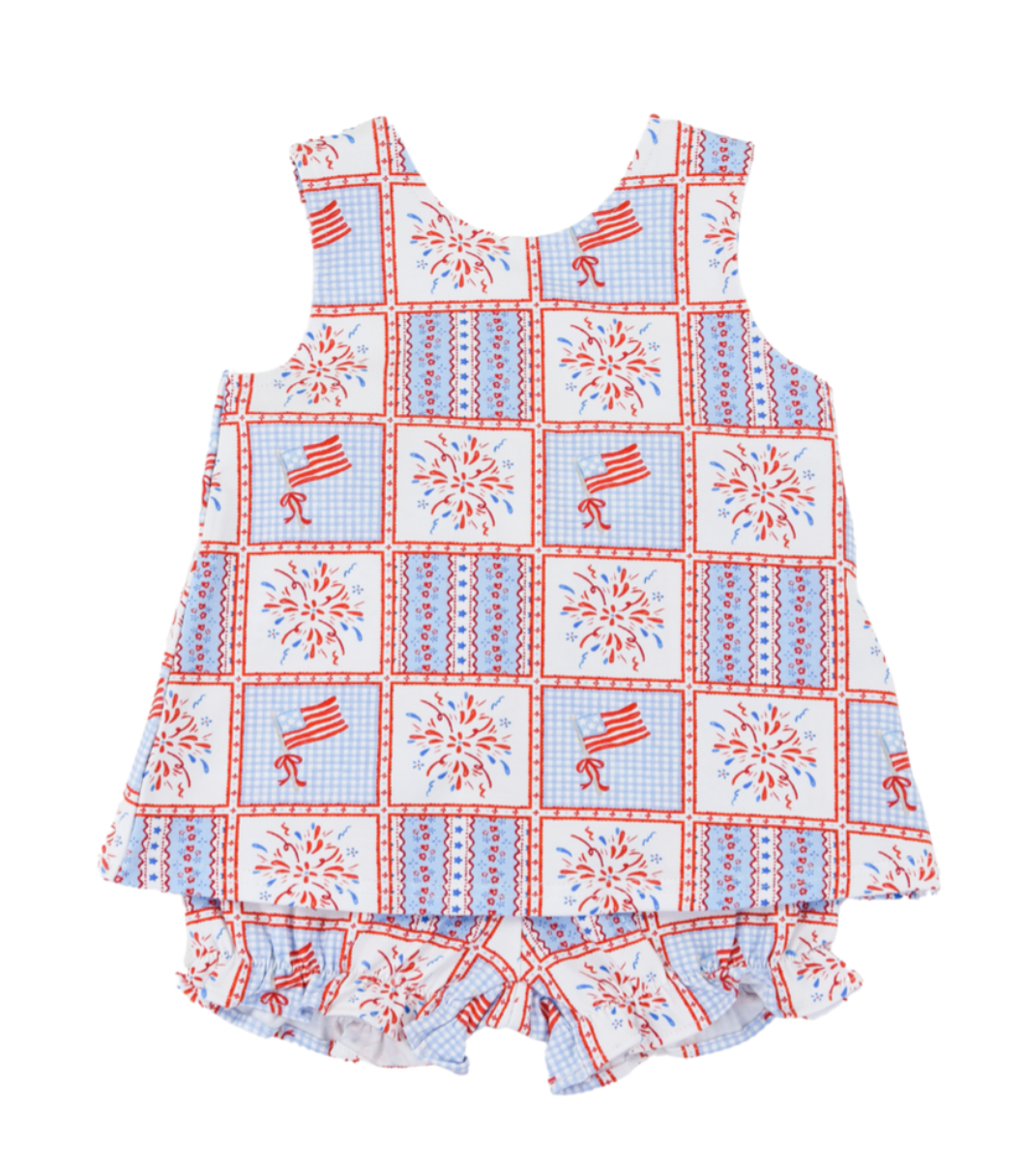 Patriotic Patchwork Cassidy Crossover Set from Anderson Parker