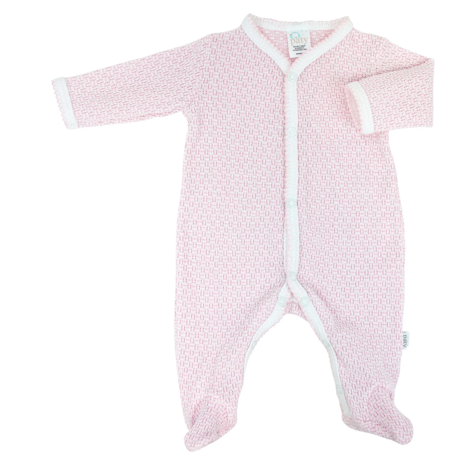 Paty Knit Footie - Pink from Anderson Parker