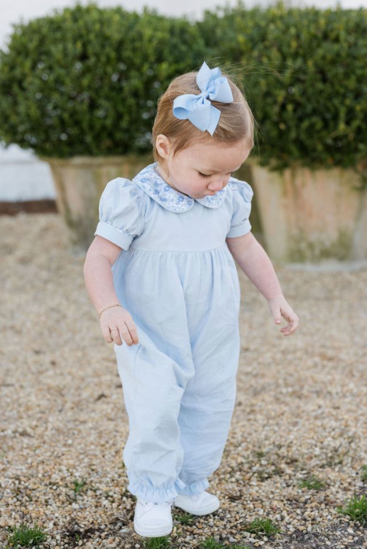 Payton Long Bubble - Ava Blue Floral from Anderson Parker