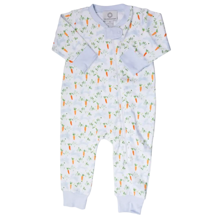 Peeps Zipper PJ - Blue from Anderson Parker