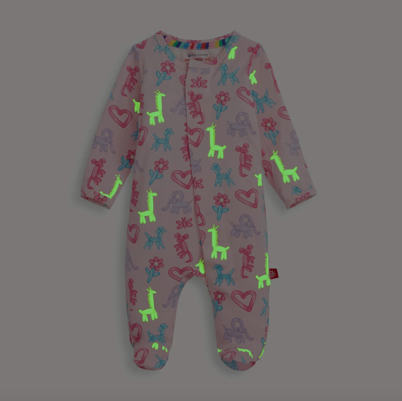 Pink Party Animals Glow in the Dark - Magnetic Me from Anderson Parker