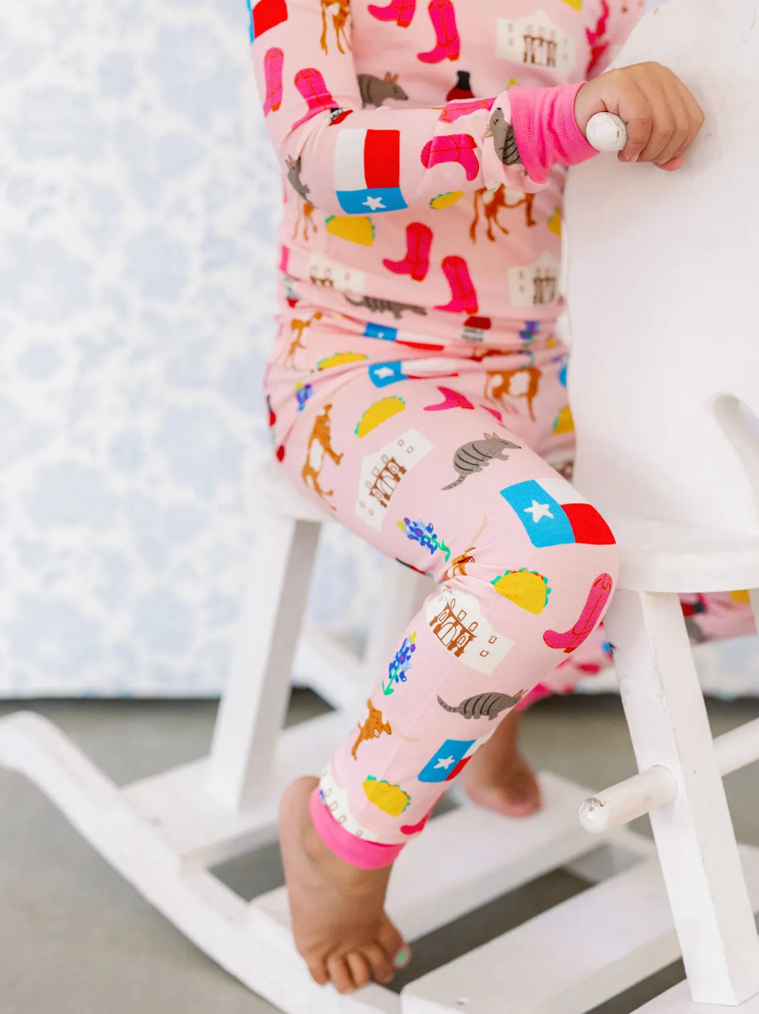Pink Texas Forever PJ Set from Anderson Parker