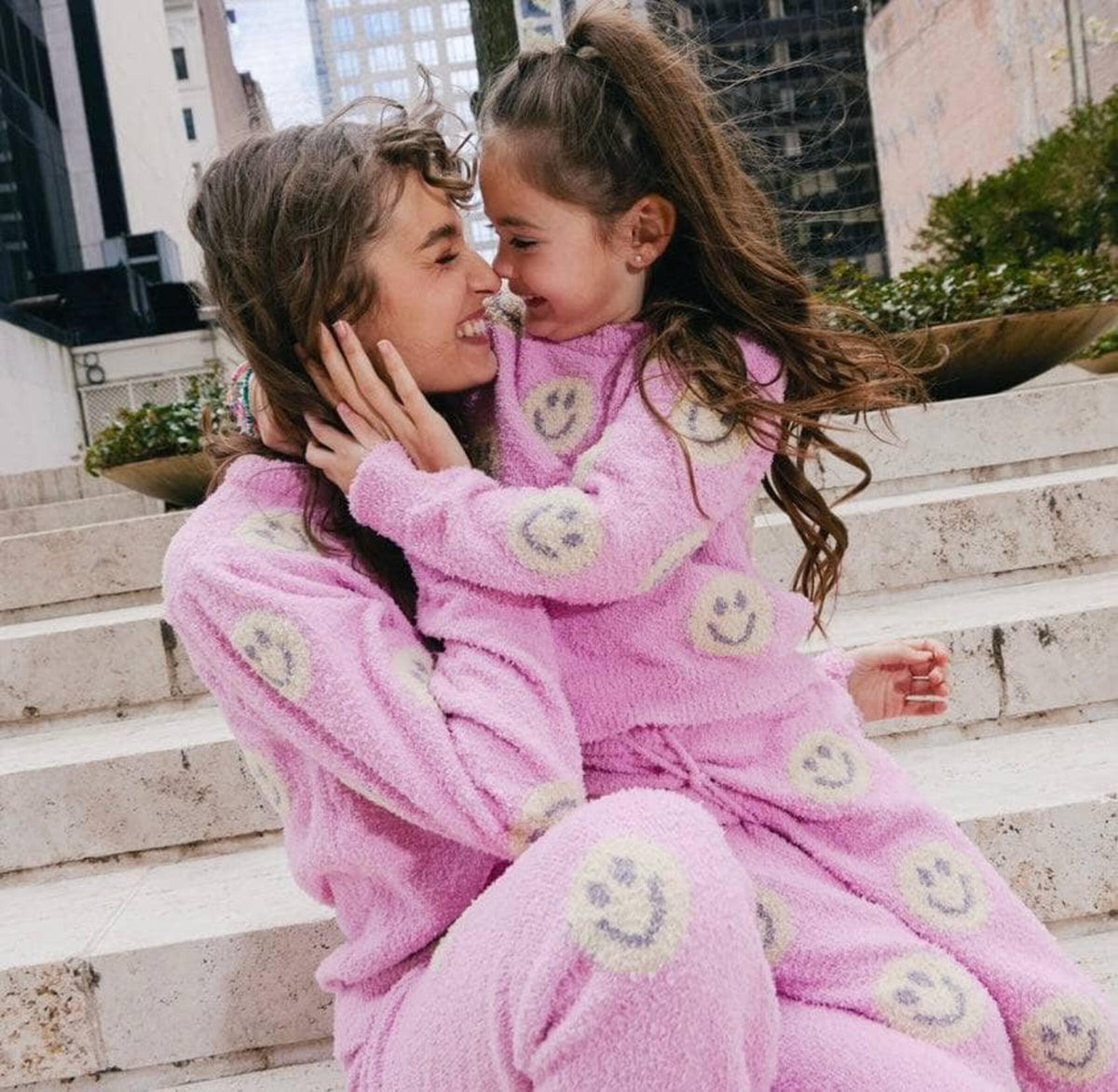 Pinky Fuzzy Smiley Emoji Set from Anderson Parker