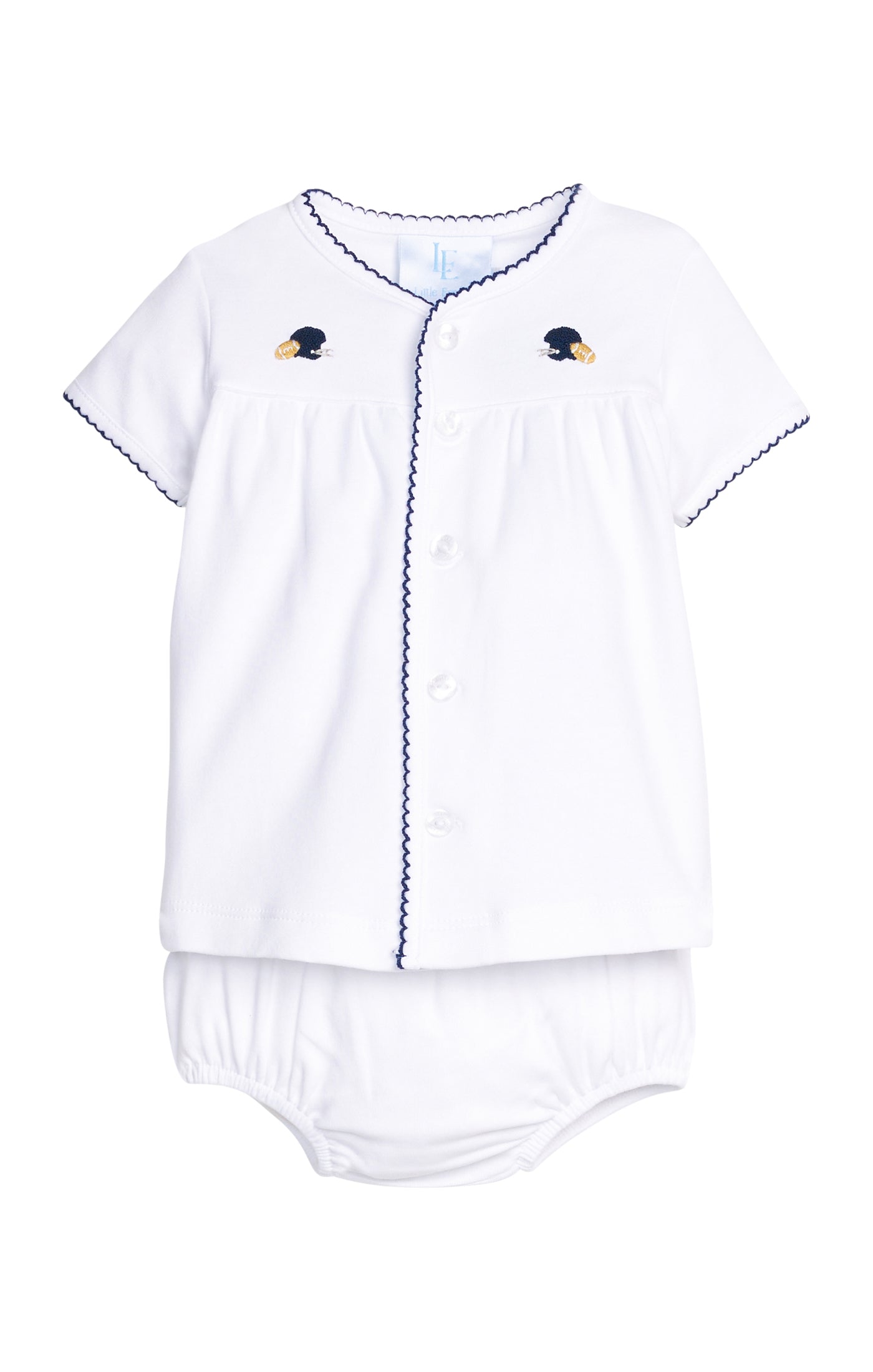 Pinpoint Layette Set - Football Helmet from Anderson Parker