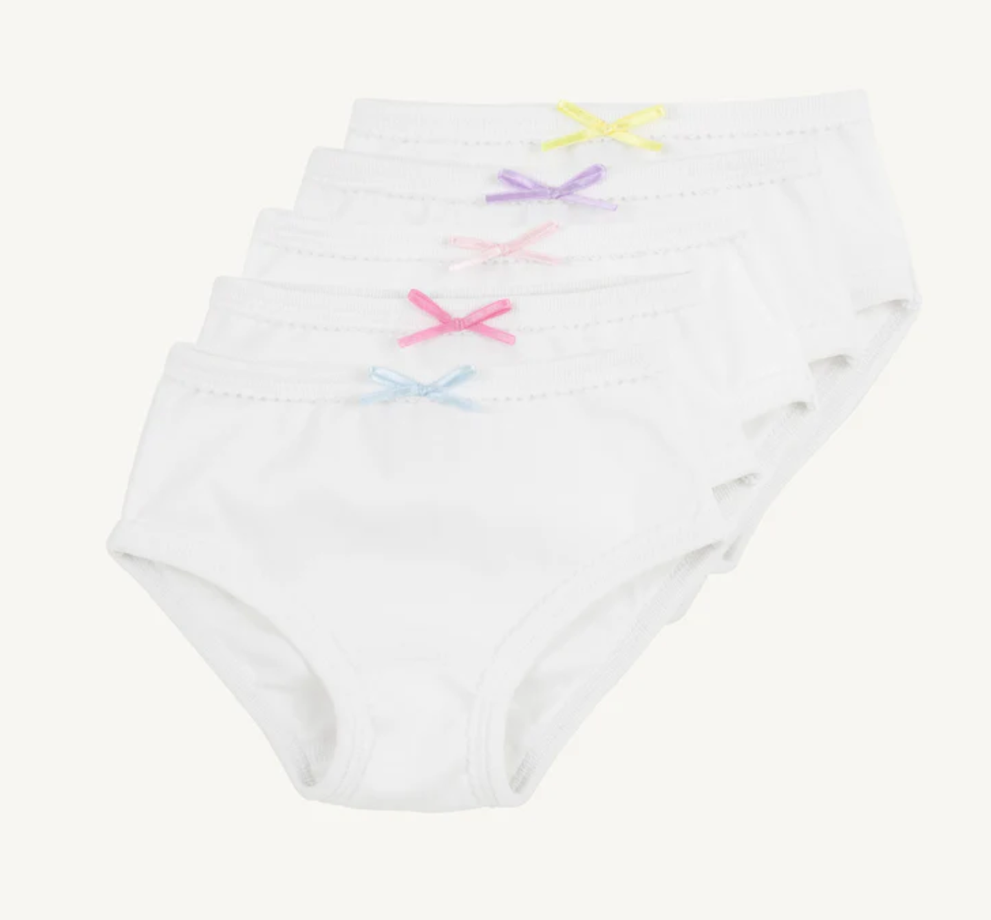 Pippy's Underpinnings Set - Worth Avenue White with Multicolor Bows from Anderson Parker
