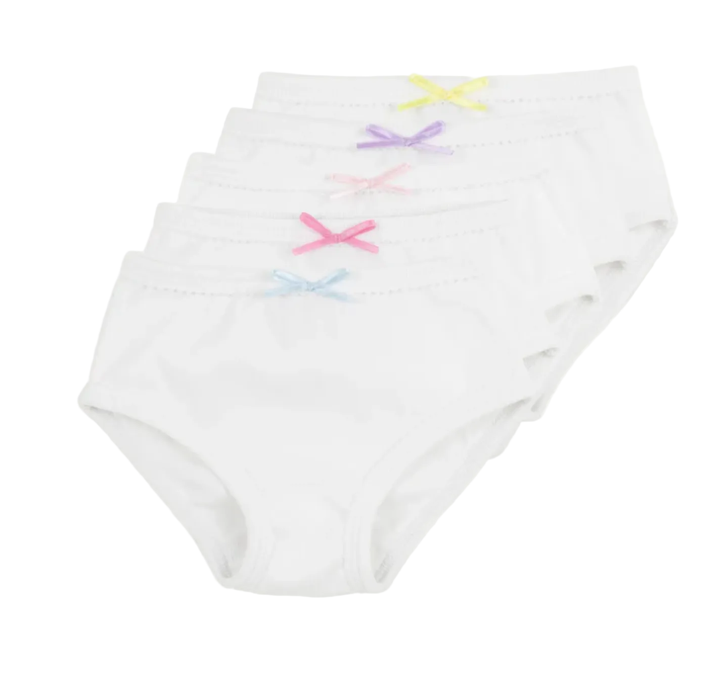 Pippy's Underpinnings Set - Worth Avenue White with Multicolor Bows from Anderson Parker