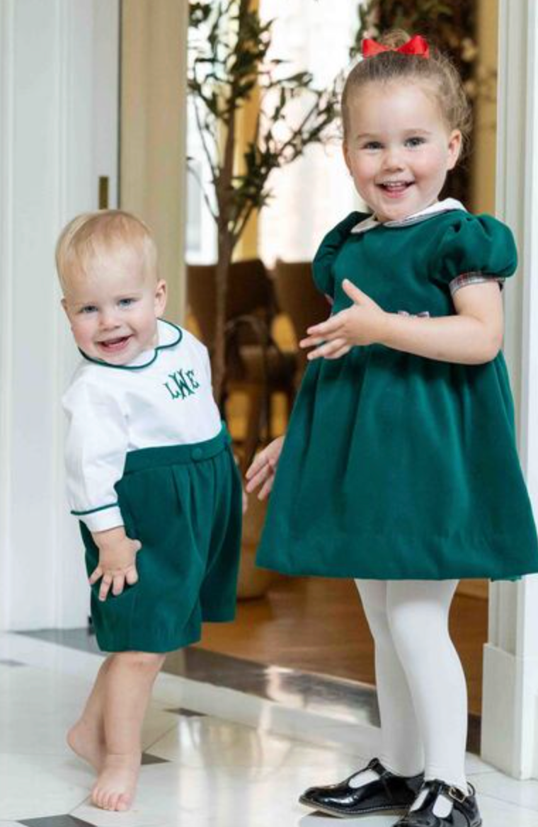 Pique And Velvet Long Sleeve All In One Shortall from Anderson Parker