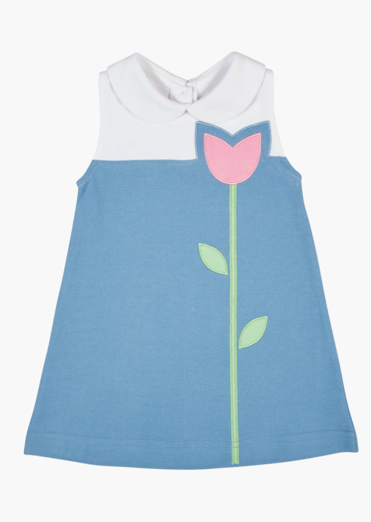 Pique Knit Dress With Tulip from Anderson Parker