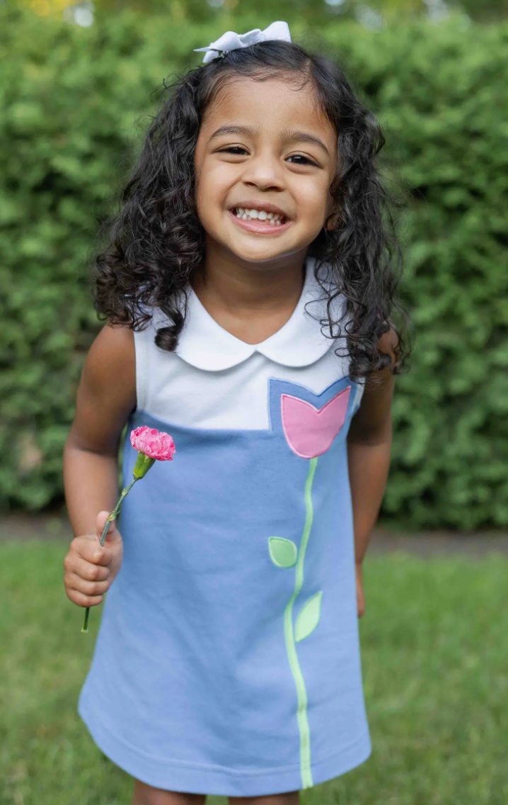 Pique Knit Dress With Tulip from Anderson Parker