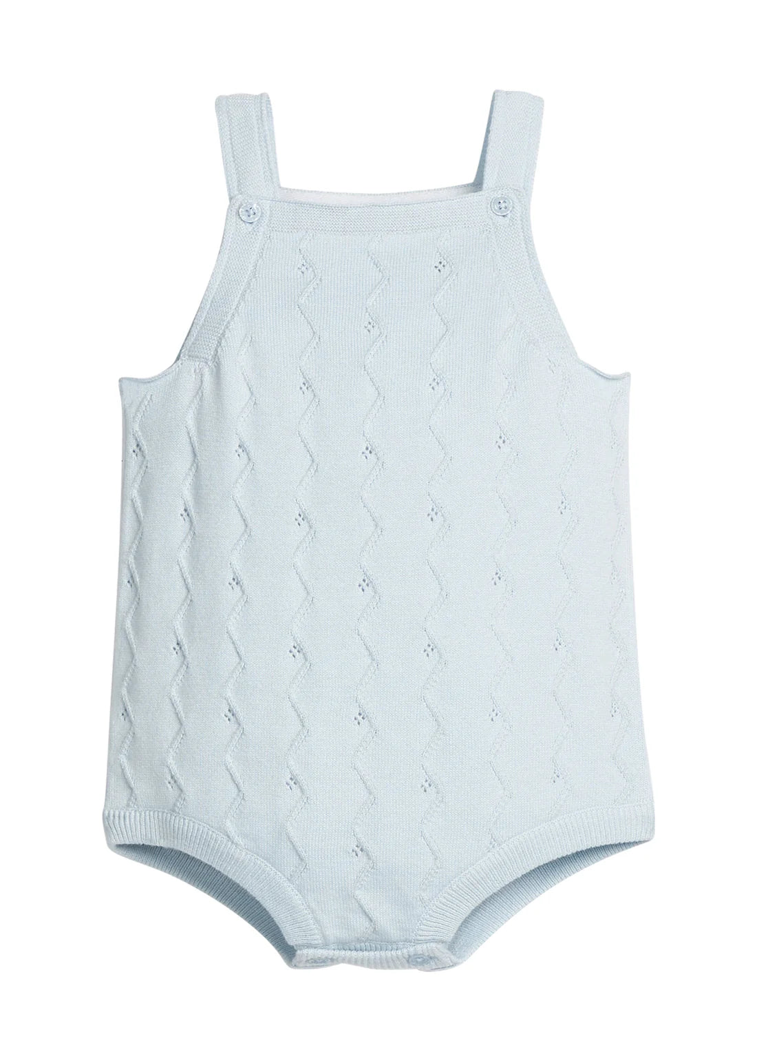 Pointelle Knit Bubble - Light Blue from Anderson Parker