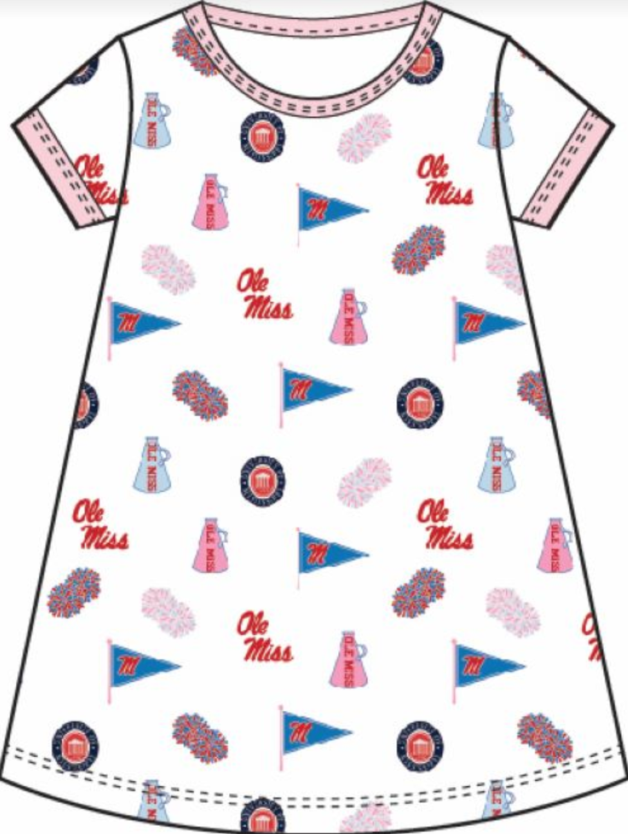 Polly Play Dress Short Sleeve - Gawsh Almighty/Palm Beach Pink from Anderson Parker