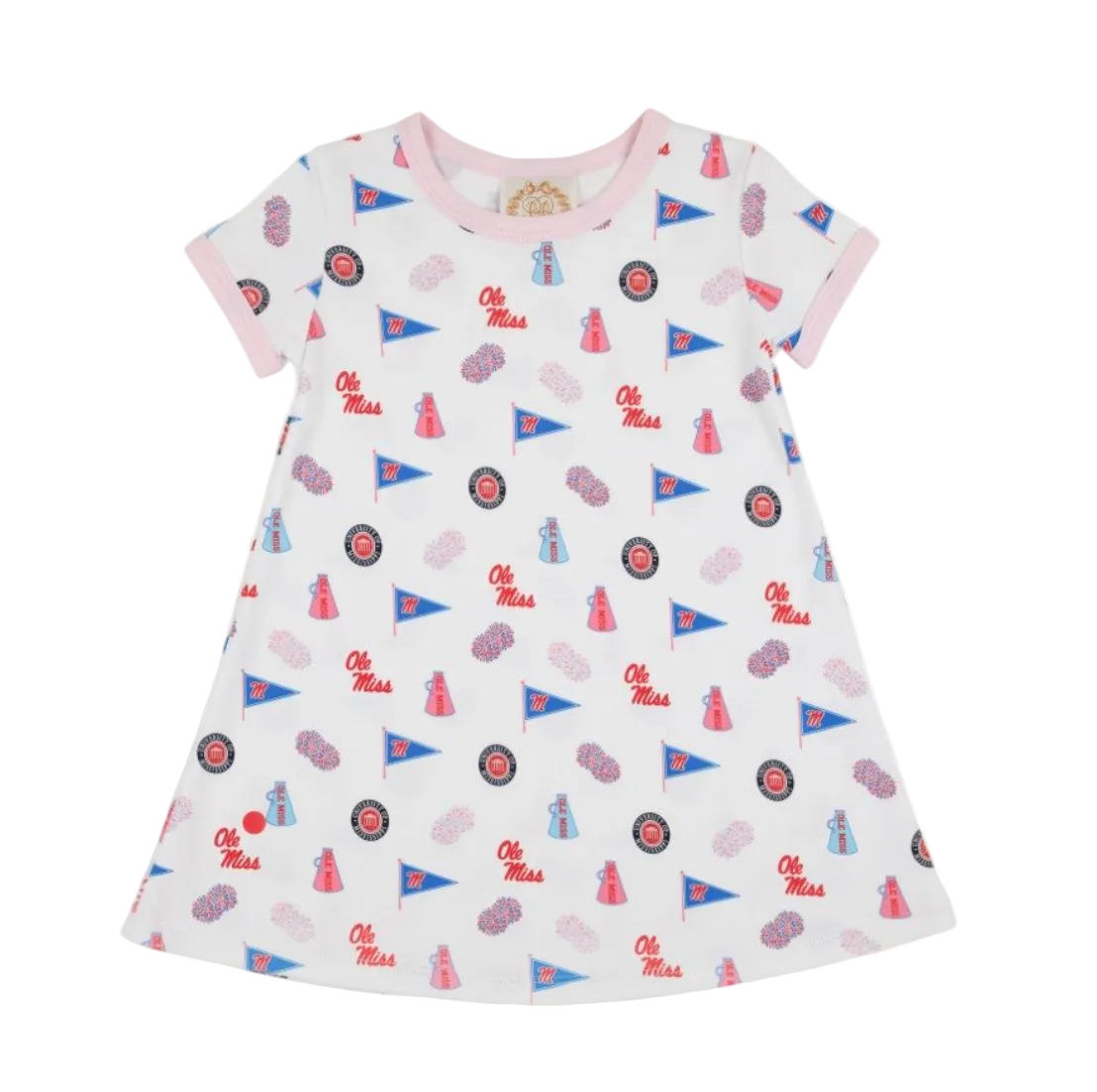 Polly Play Dress Short Sleeve - Gawsh Almighty/Palm Beach Pink from Anderson Parker