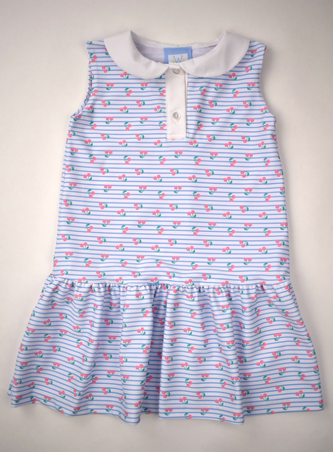 Polo Dress - Cherries Print from Anderson Parker