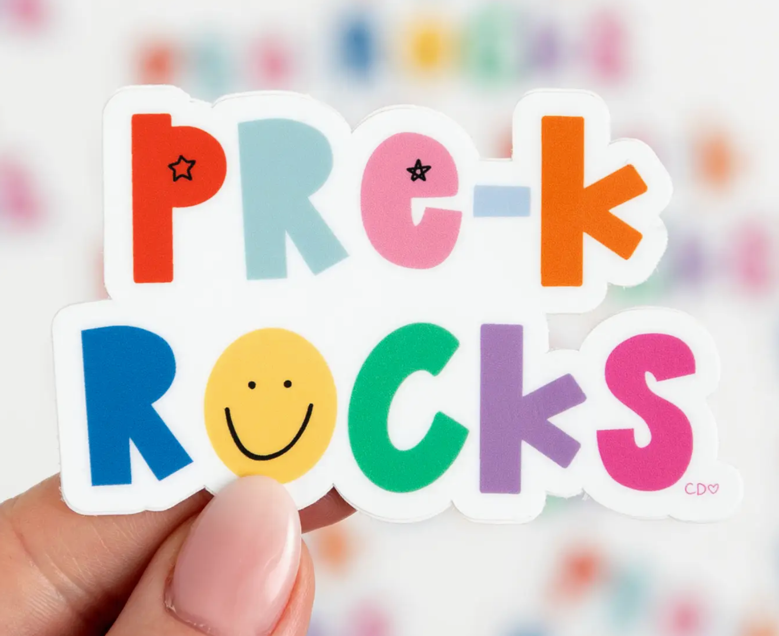 Pre-K Rocks Decal Sticker from Anderson Parker