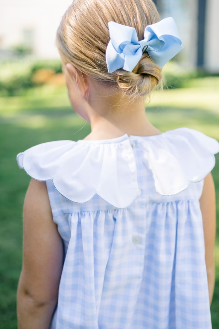 Pre-Order : Colby Check Dress - Blue from Anderson Parker