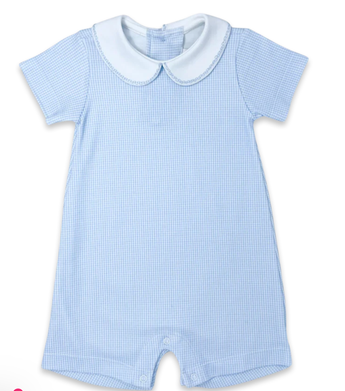 Precious Play Buble - Baby Blue Minigingham from Anderson Parker