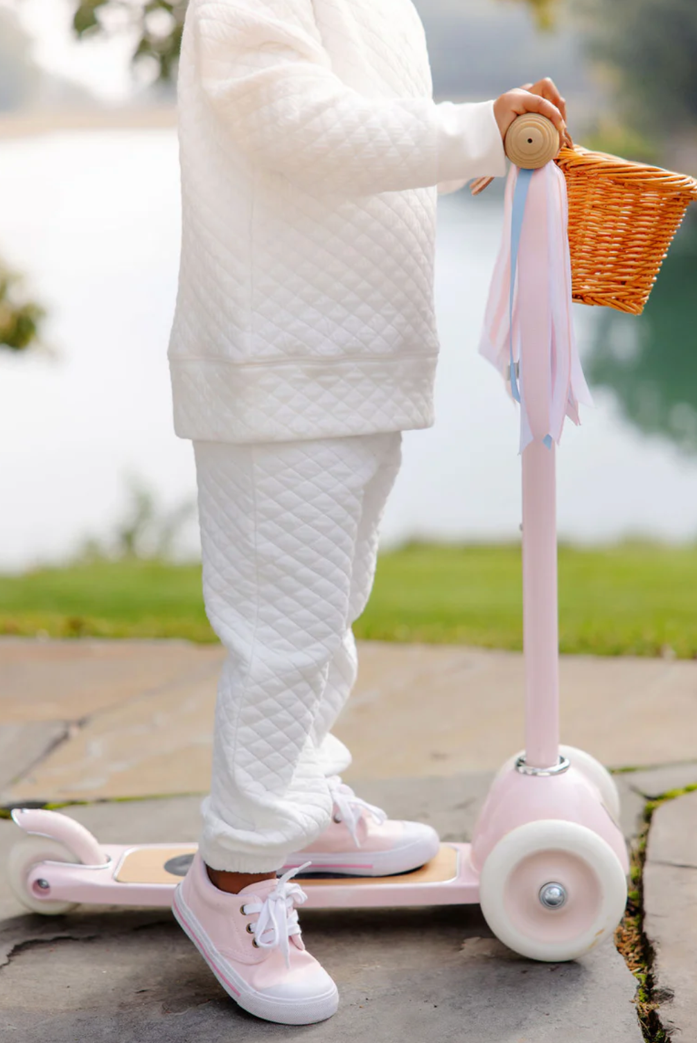 Prep Step Sneakers - Palm Beach Pink with Palm Beach Pink Stripe from Anderson Parker