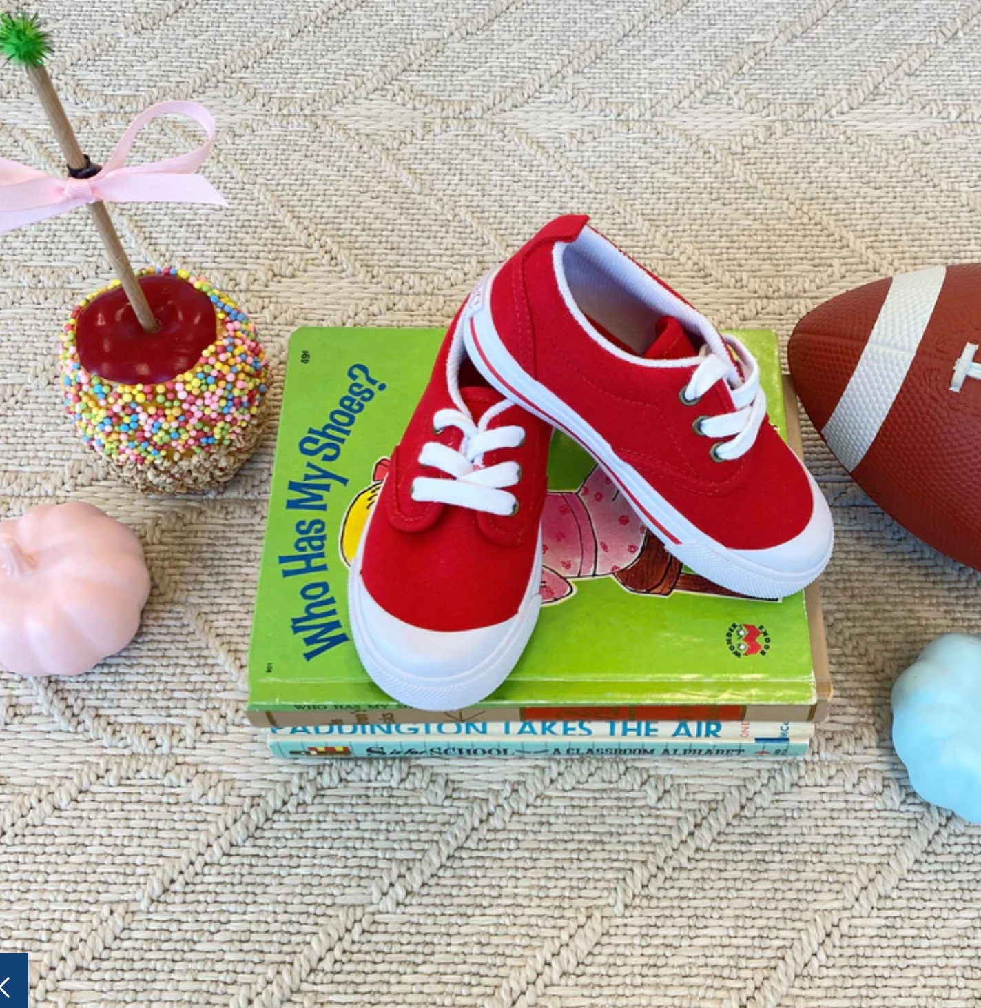 Prep Step Sneakers - Richmond Red with Richmond Red Stripe from Anderson Parker