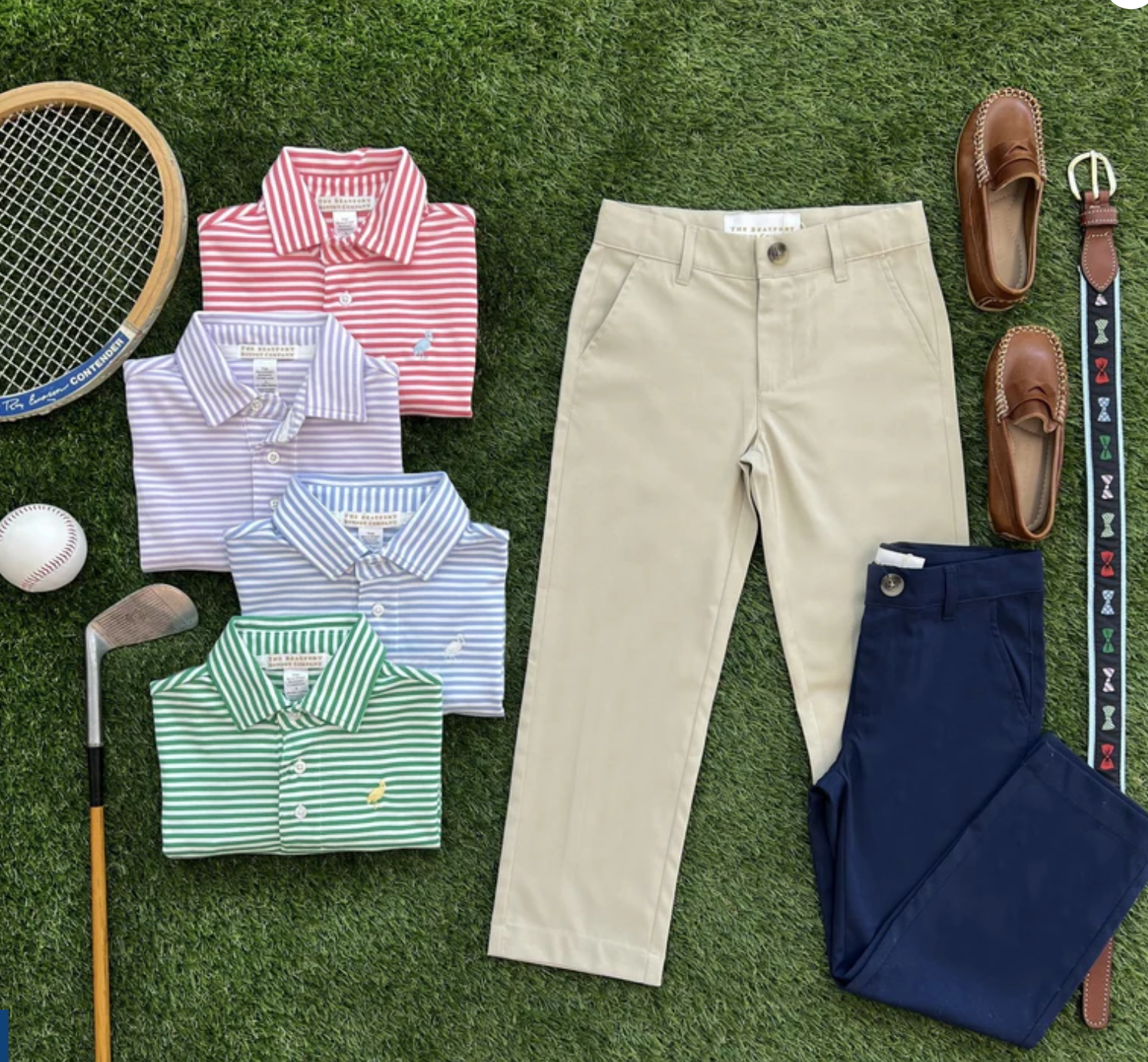 Prepletic™ Prep School Pants - Keeneland Khaki from Anderson Parker