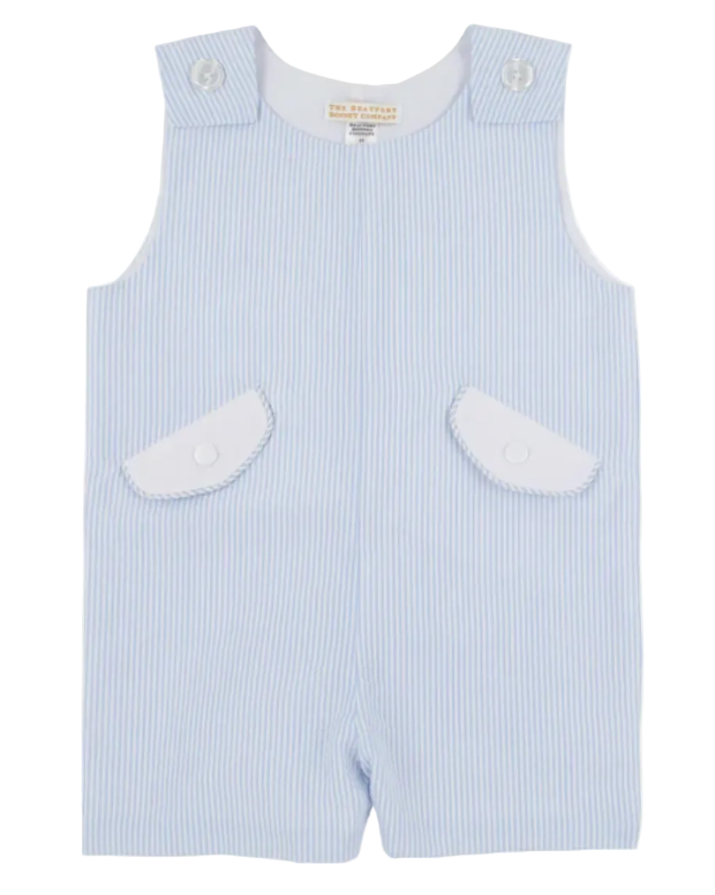 Prescott Pocket Jon Jon - Breakers Blue Seersucker with Worth Avenue White from Anderson Parker