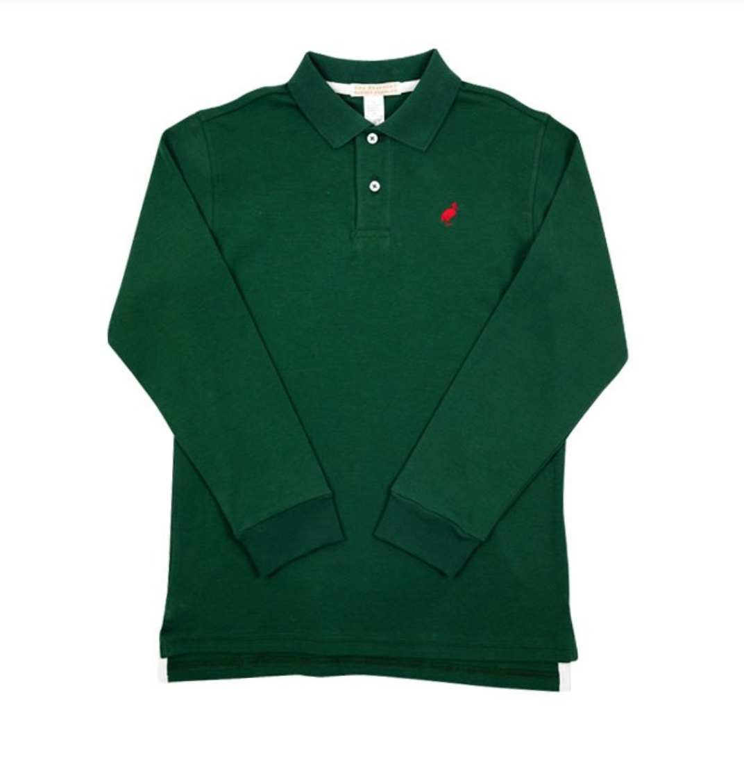 Prim & Proper Long Sleeve - Grier Green/Richmond Red from Anderson Parker