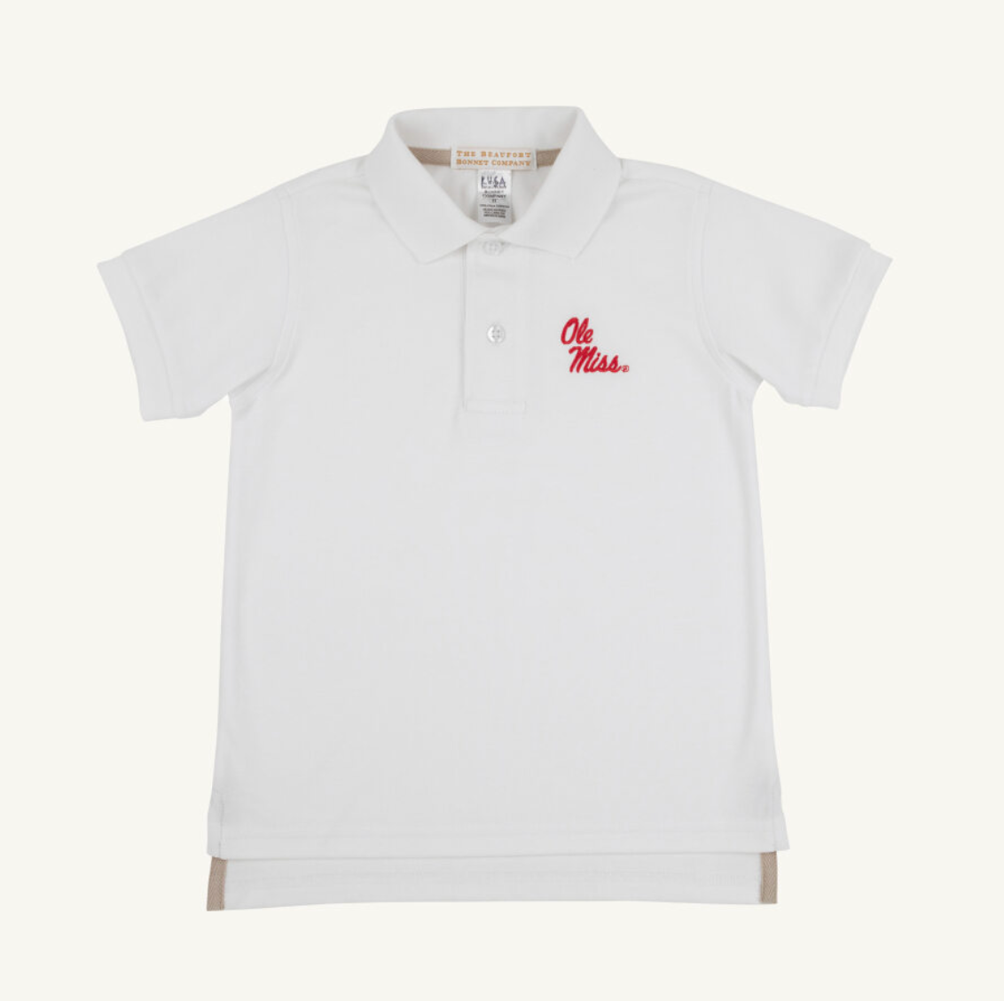 Prim & Proper Polo & Onesie - Worth Ave White/Worth Ave White/Ole Miss from Anderson Parker
