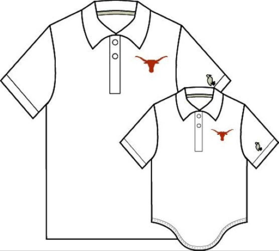 Prim & Proper Polo - Worth Ave White/Worth Ave White/Texas from Anderson Parker