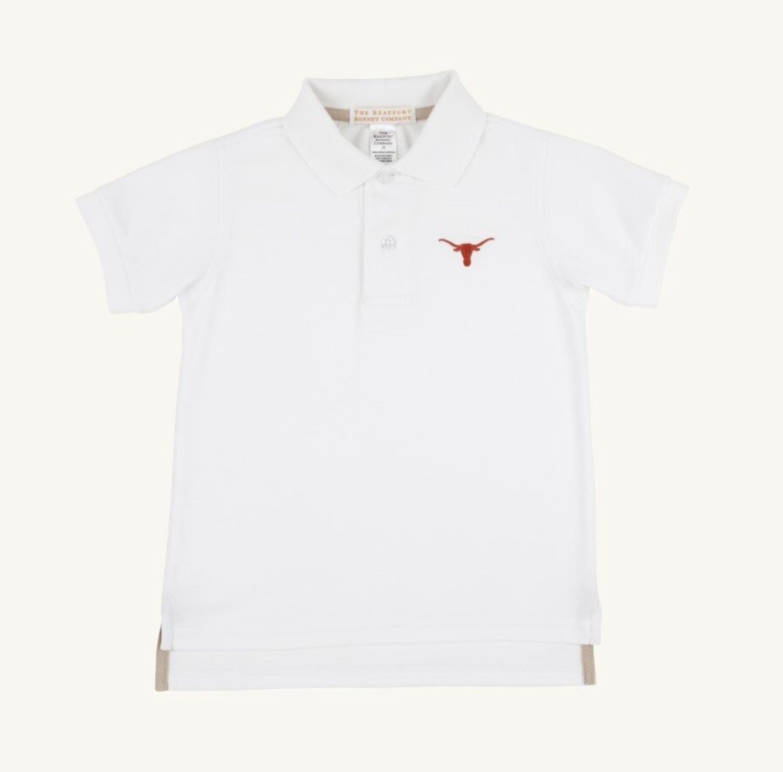 Prim & Proper Polo - Worth Ave White/Worth Ave White/Texas from Anderson Parker
