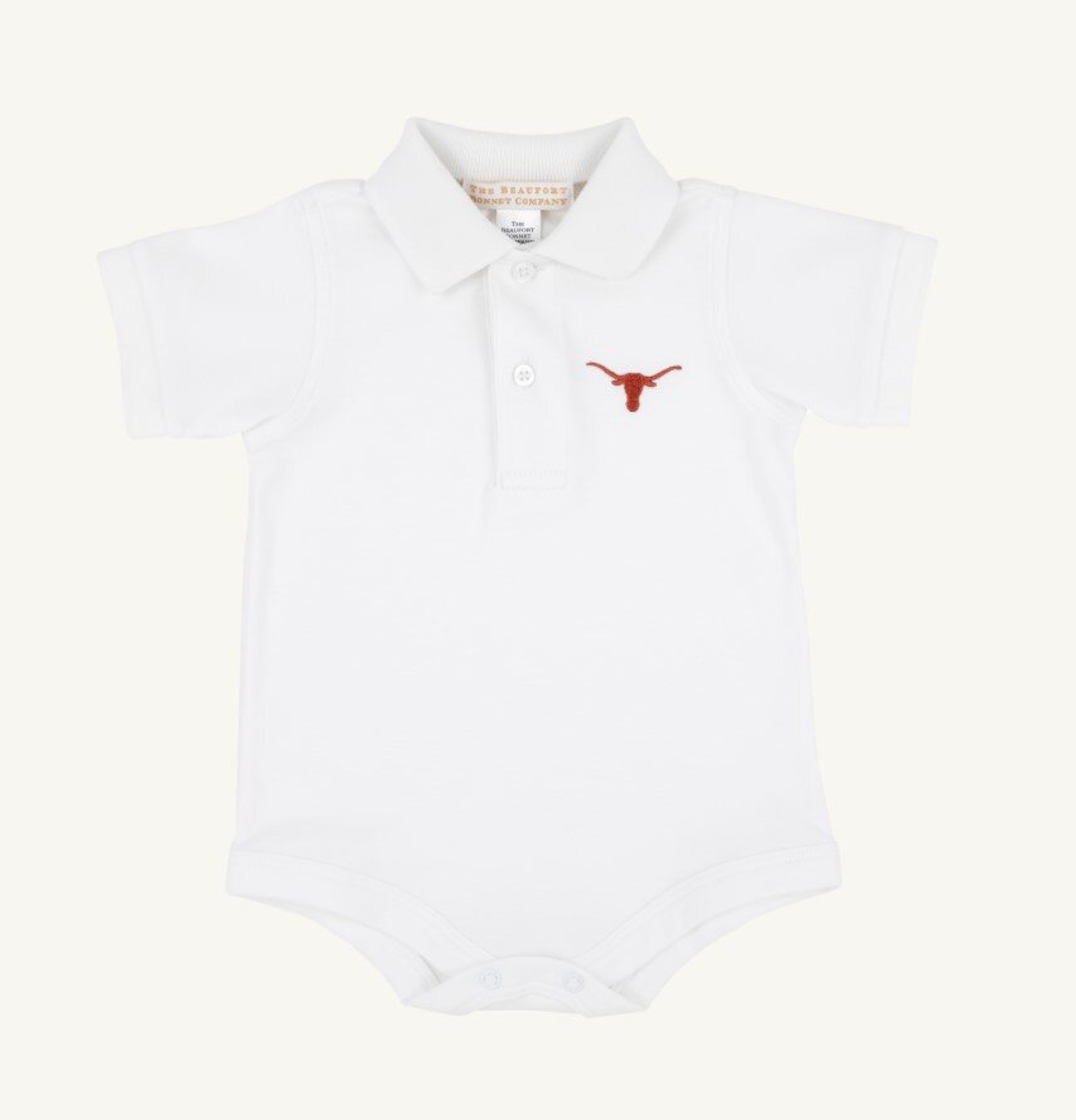 Prim & Proper Polo - Worth Ave White/Worth Ave White/Texas from Anderson Parker