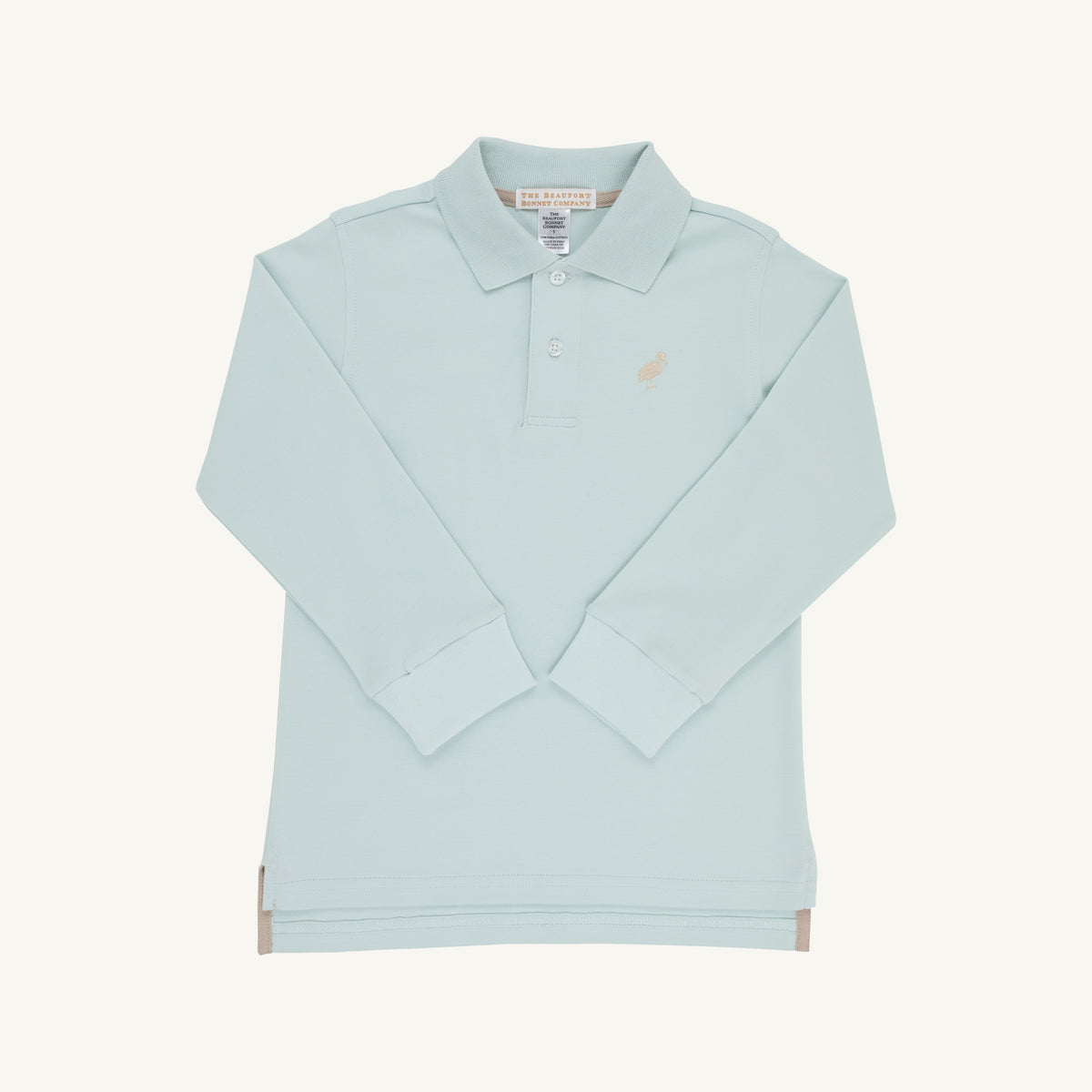 Prim and Proper Polo Long Sleeve - Old Greenwich Green/Keeneland Khaki from Anderson Parker