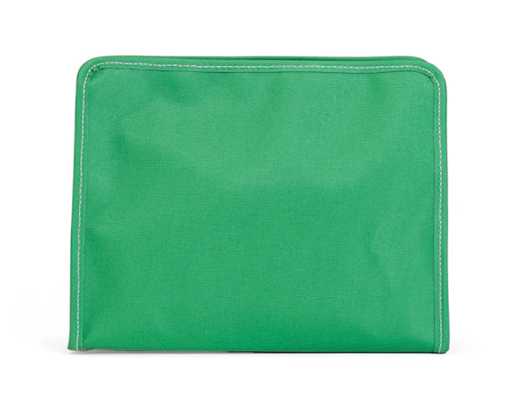 ROADIE LARGE Zip Pouch - Coated Canvas Kelly Green from Anderson Parker