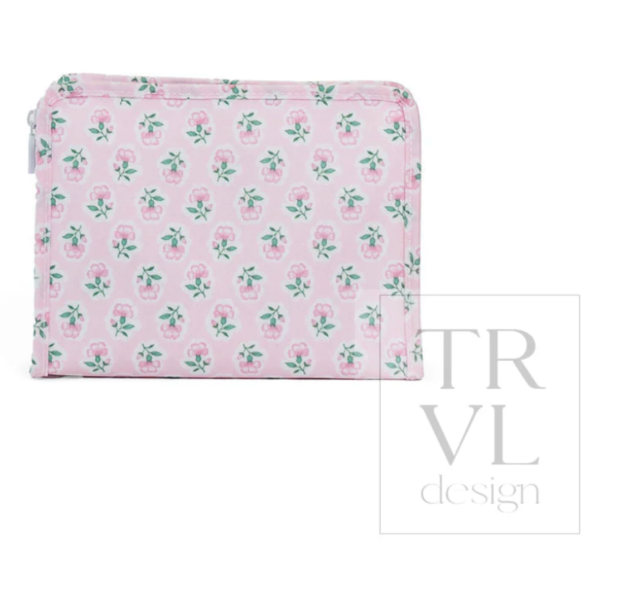 ROADIE MEDIUM Zip Pouch - Petite Fleur Pink from Anderson Parker