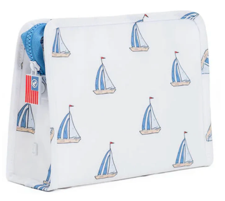ROADIE MEDIUM Zip Pouch - Sail Away from Anderson Parker