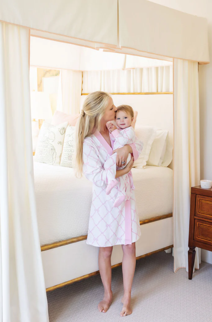 Ready or Not Robe (Women) - Belle Meade Bow with Pier Party Pink from Anderson Parker