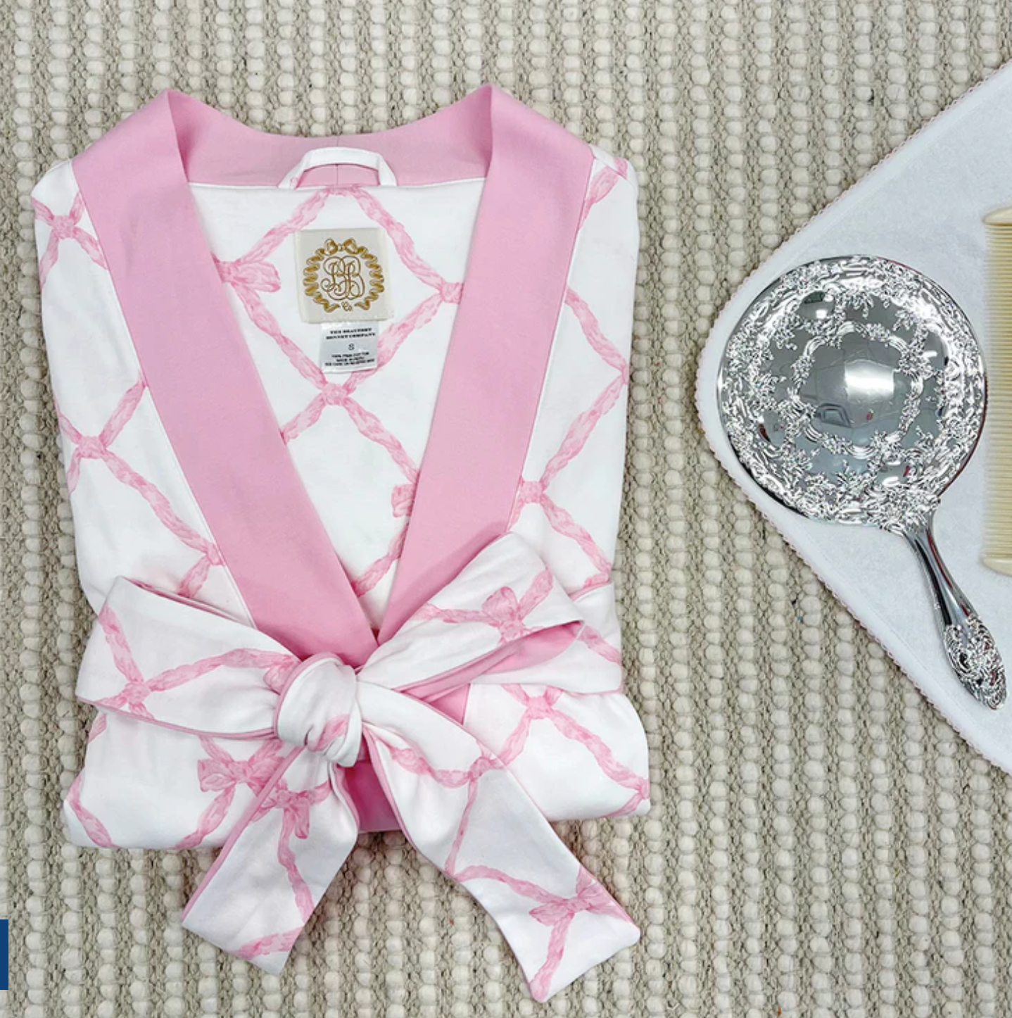 Ready or Not Robe (Women) - Belle Meade Bow with Pier Party Pink from Anderson Parker