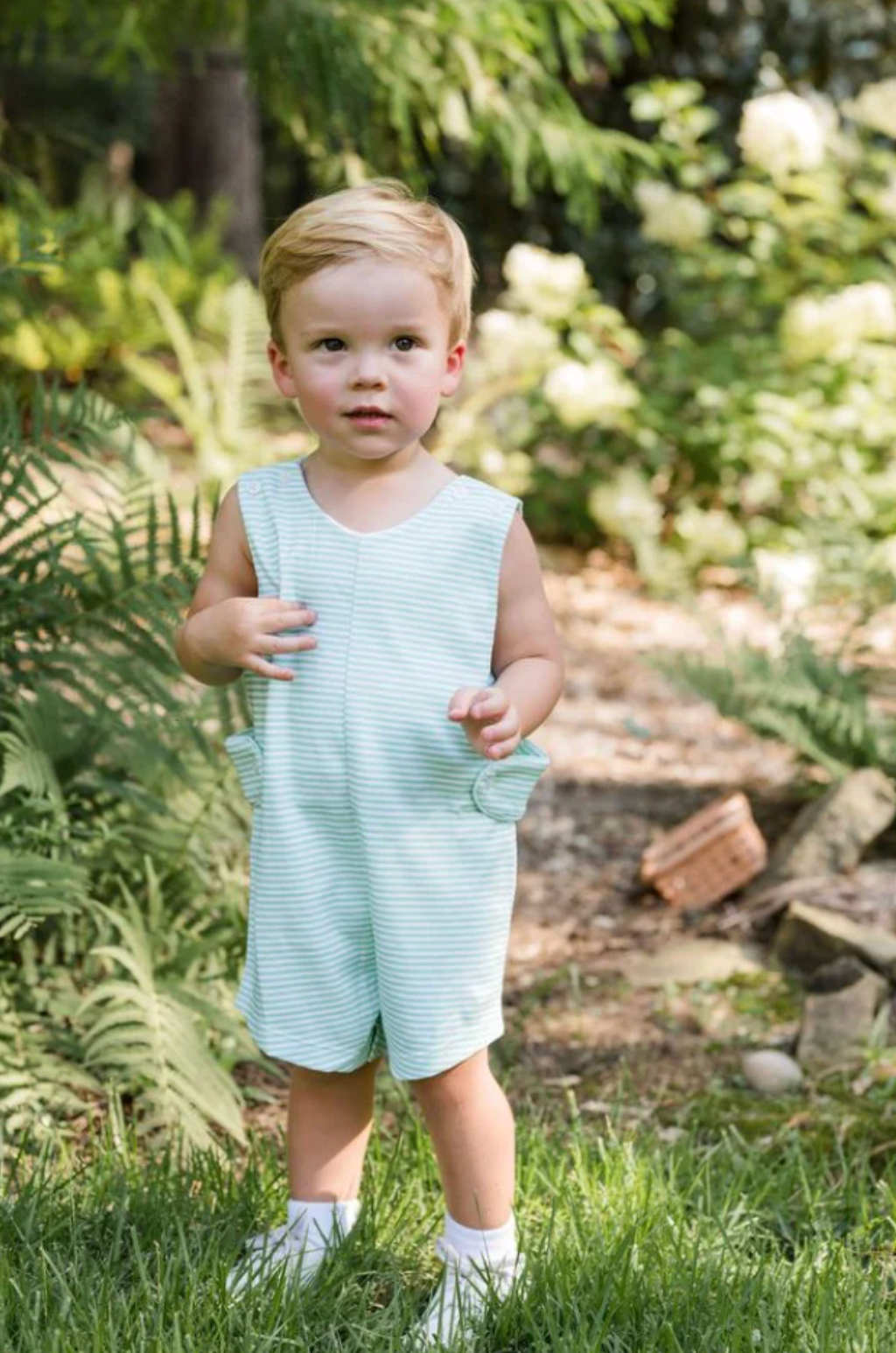 Reed Jon Jon Light Green Stripe - Flower Power from Anderson Parker