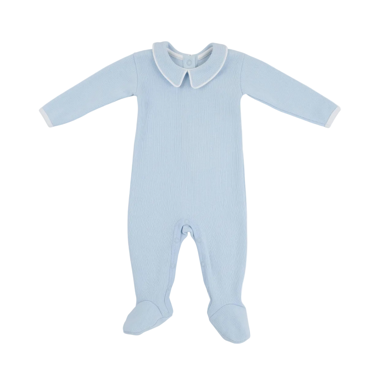 Rock Me Romper - Ribbed - Buckhead Blue/Worth Ave White from Anderson Parker