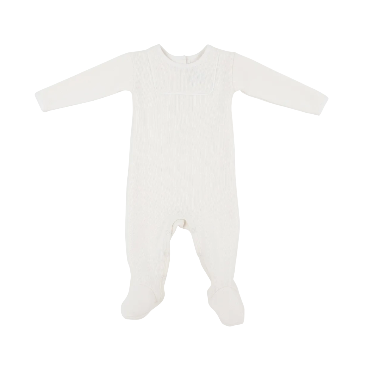 Rock Me Romper - Ribbed - Palmetto Pearl/Worth Ave White from Anderson Parker
