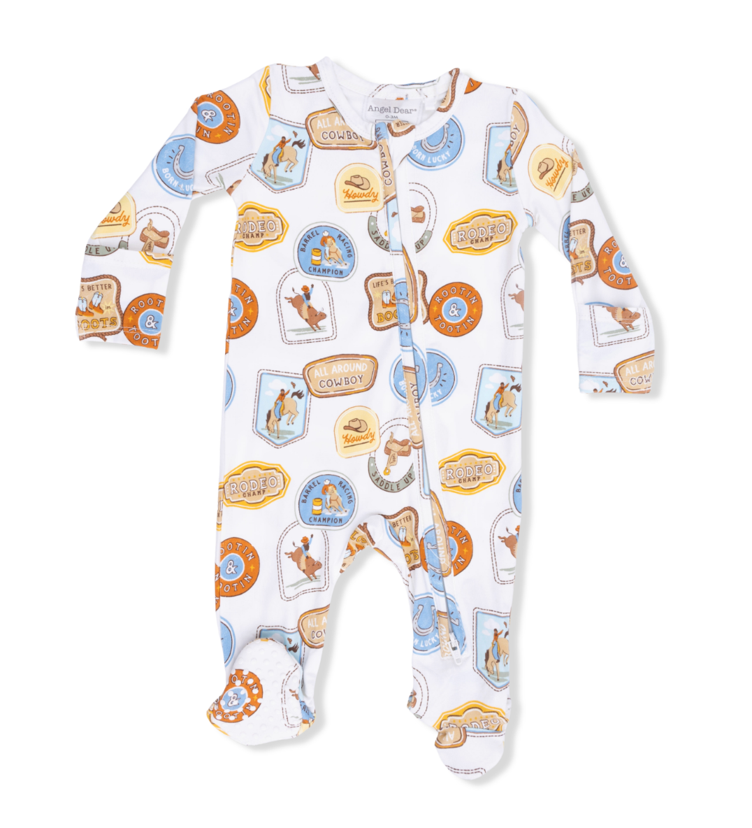 Rodeo Patches Uni - 2 Way Zipper Footie from Anderson Parker