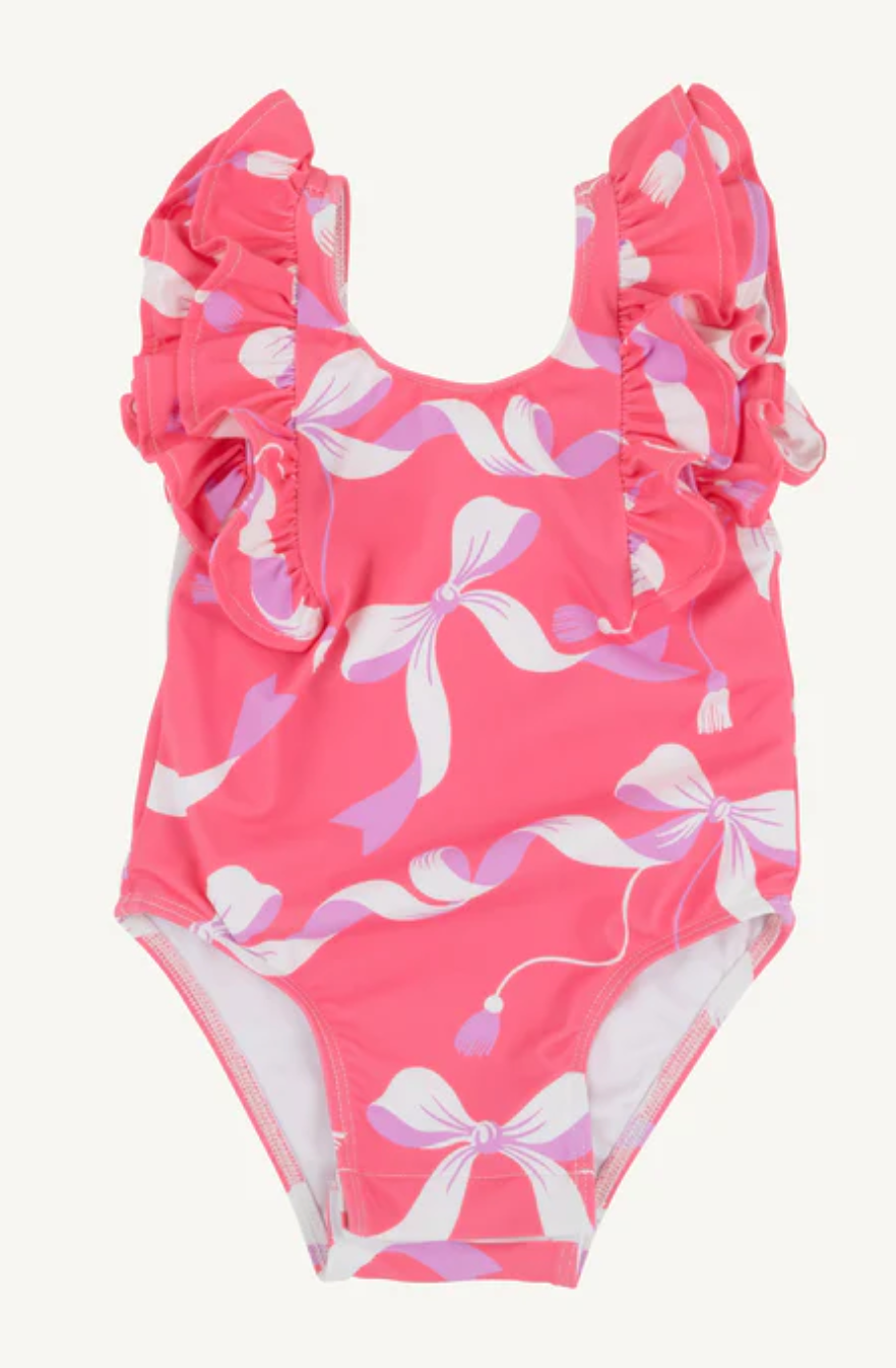 Ruehling Ruffle Bathing Suit - Bagley Bows from Anderson Parker