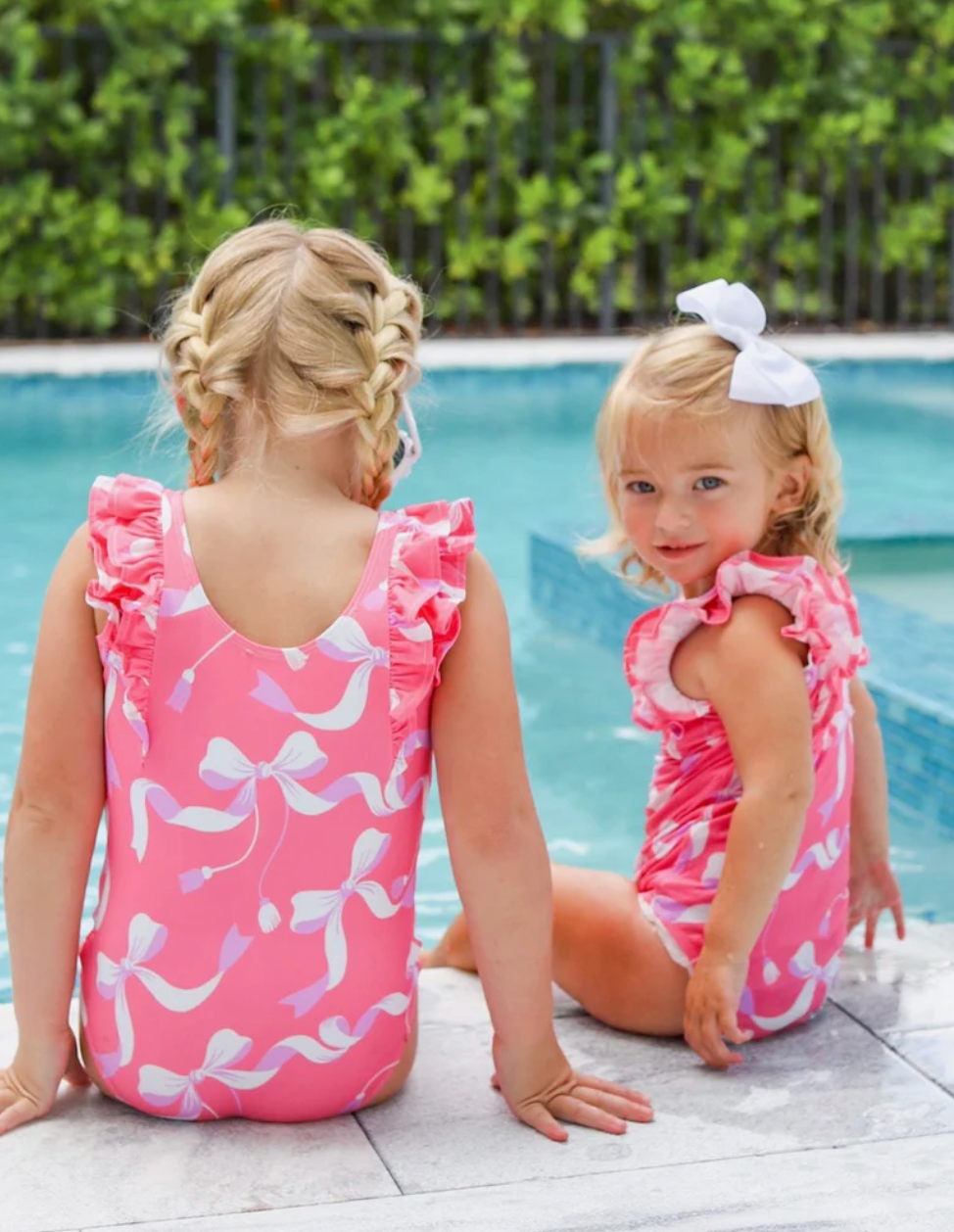 Ruehling Ruffle Bathing Suit - Bagley Bows from Anderson Parker