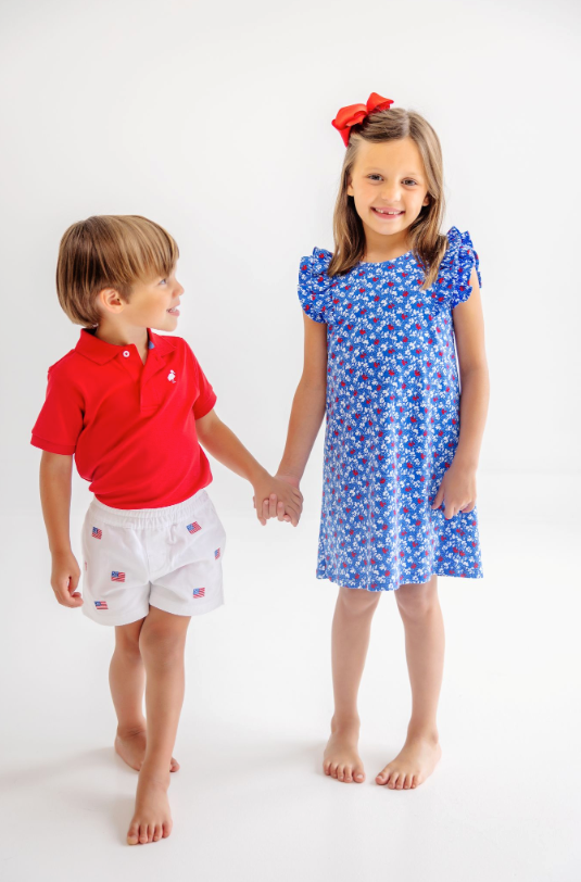 Ruehling Ruffle Dress - Potomac Petals from Anderson Parker