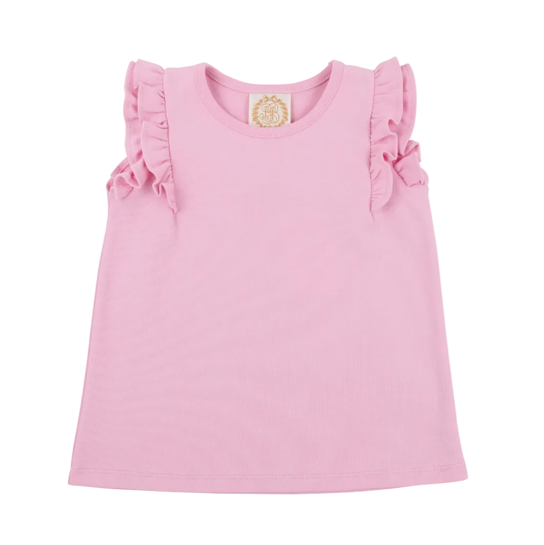 Ruehling Ruffle Top - Pier Party Pink from Anderson Parker