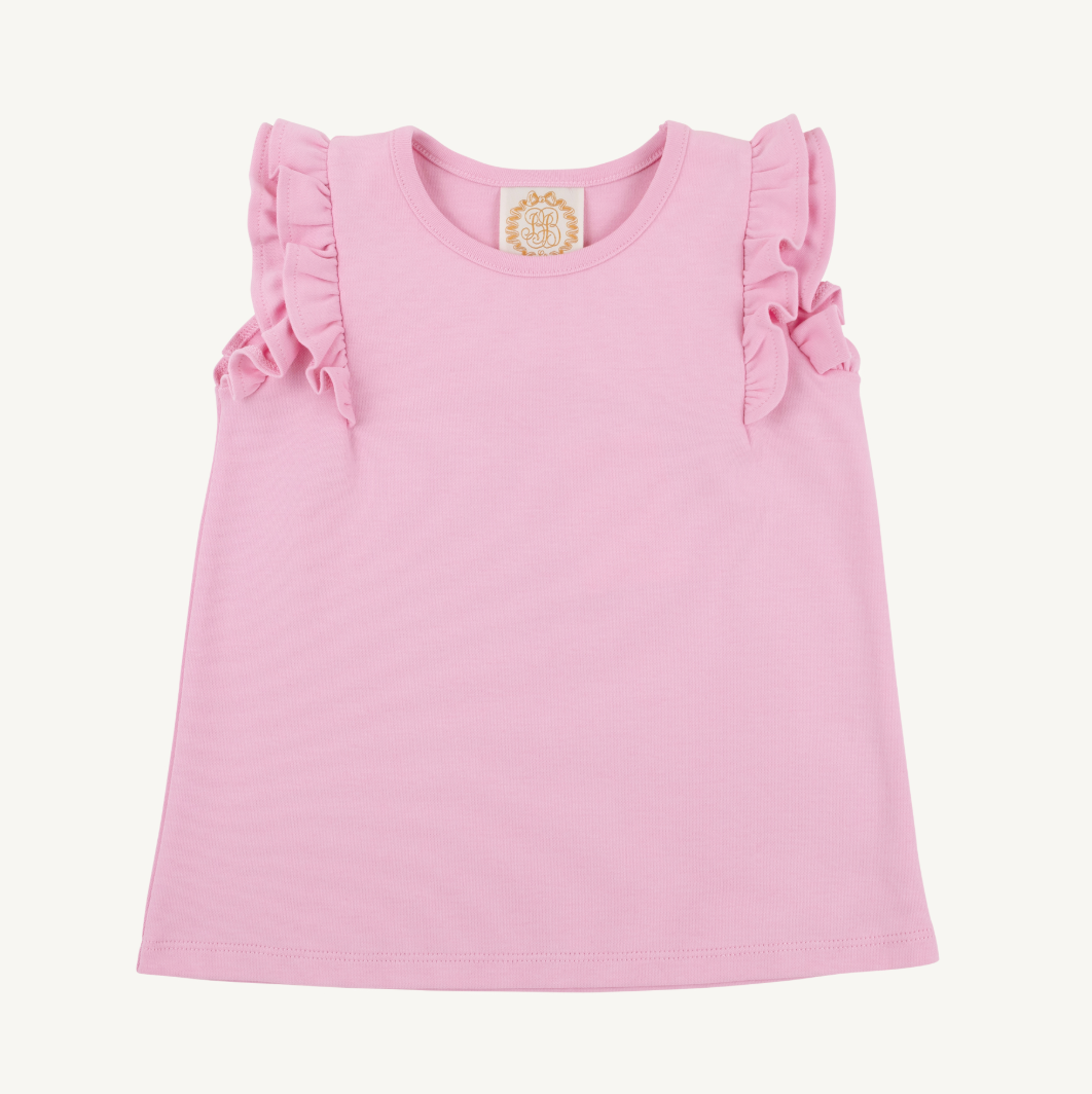 Ruehling Ruffle Top - Pier Party Pink from Anderson Parker