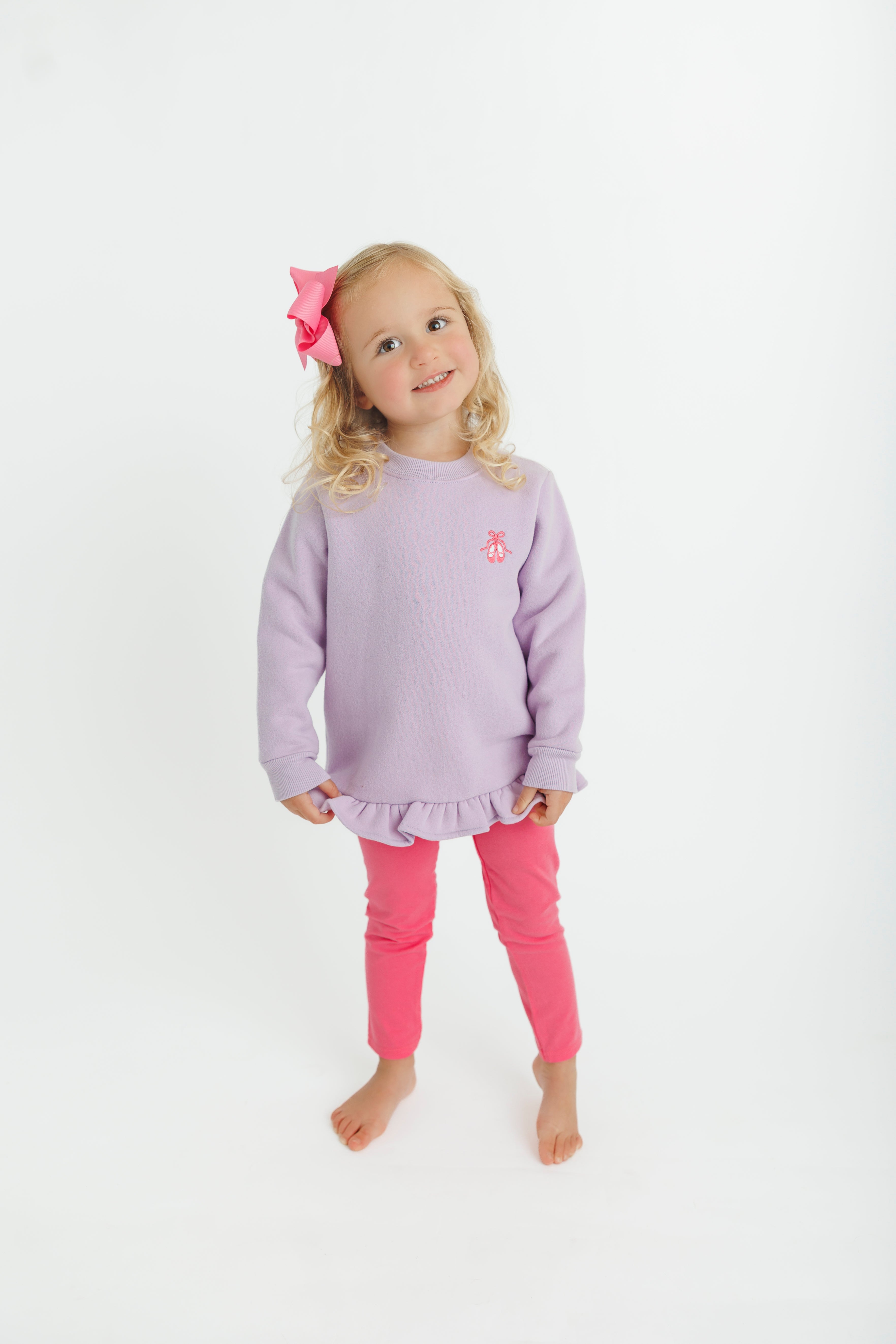 Ruffle Pullover - Ballet Shoes from Anderson Parker