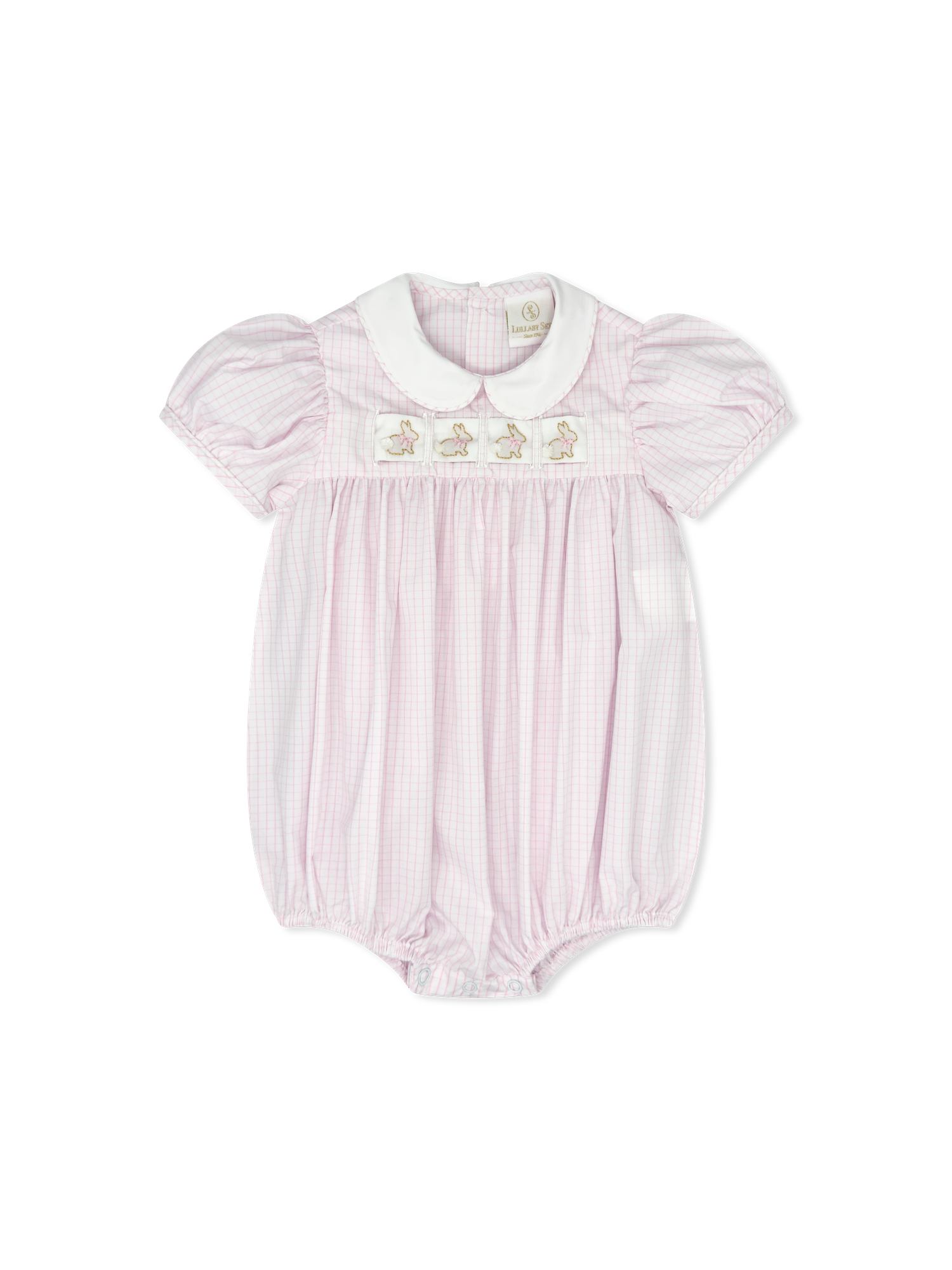 Ruth Ribbon Bubble - Classic Pink Windowpane from Anderson Parker