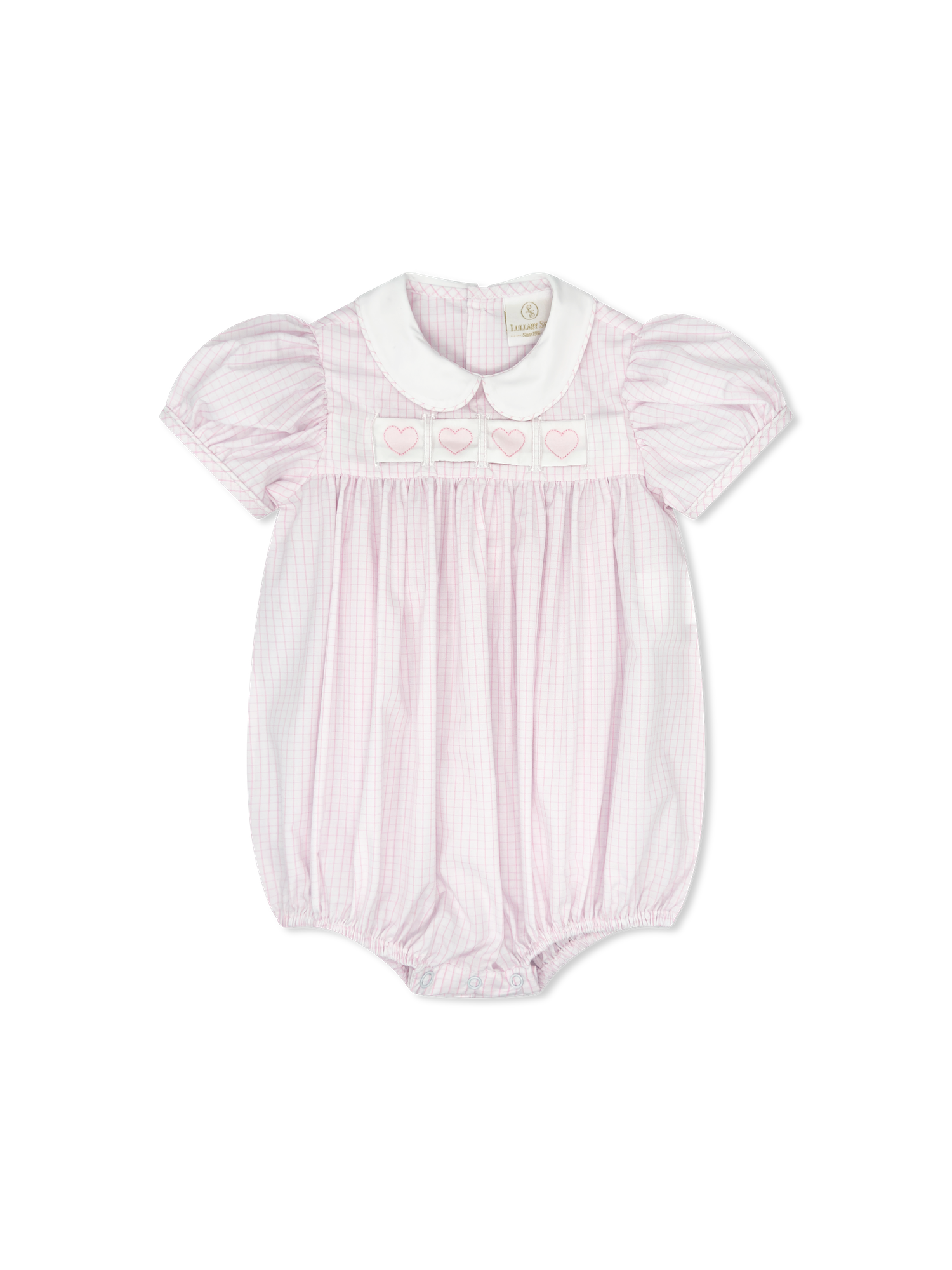 Ruth Ribbon Bubble - Classic Pink Windowpane from Anderson Parker