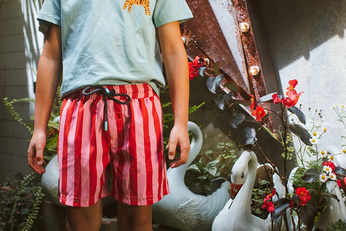 SWIMSHORT - TELON ROSADO from Anderson Parker