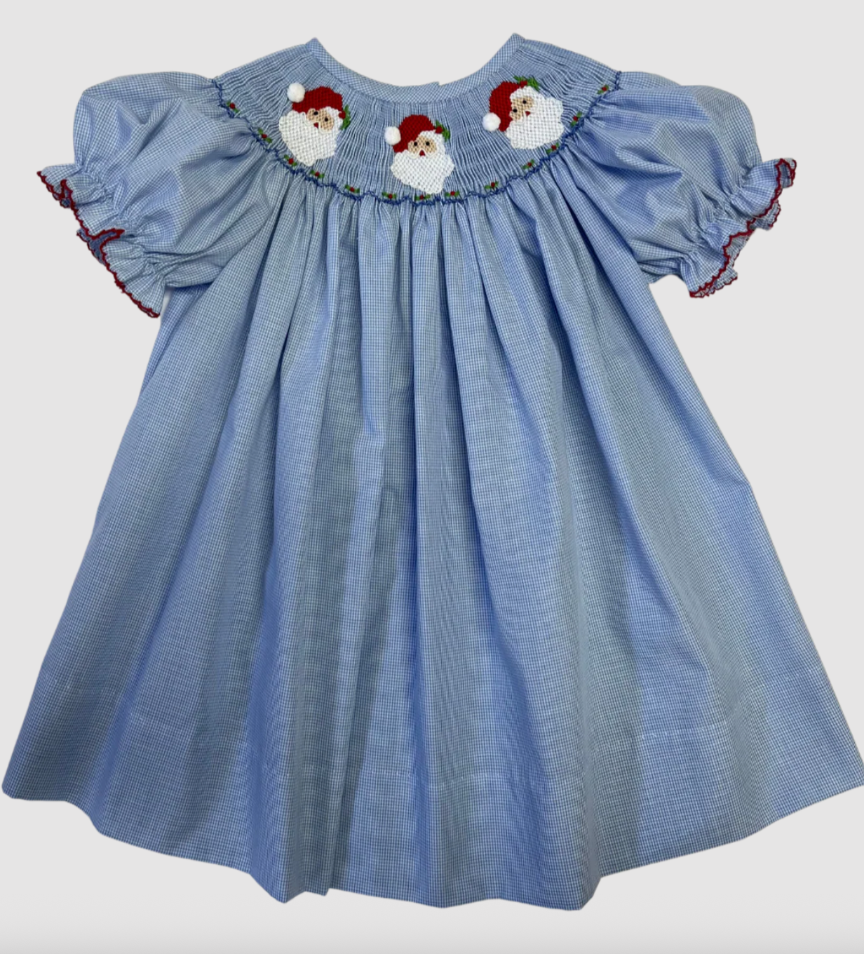 Santa Claus Smocked Dress from Anderson Parker